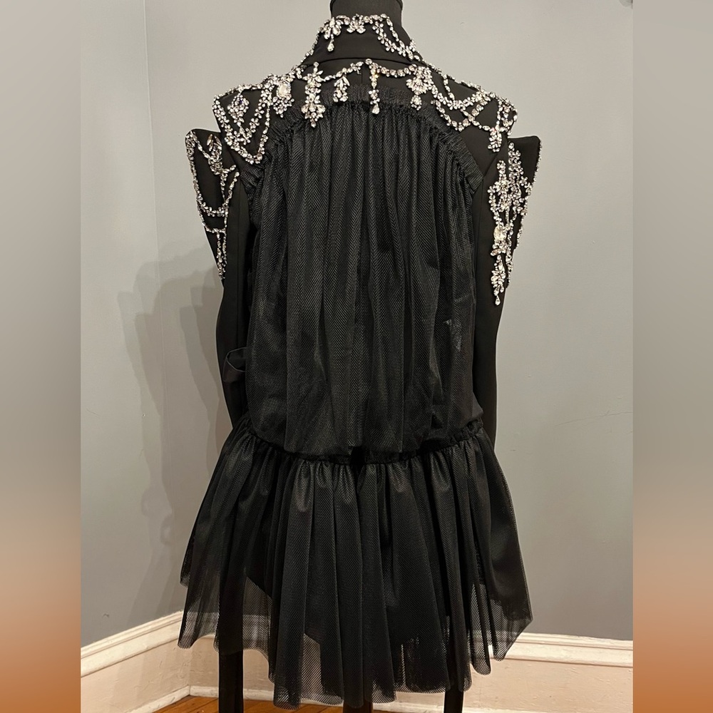 ASO Lady Gaga Alexander McQueen SS22 Embellished Hybrid Jacket/Dress, sz IT40 - Picture 10 of 16